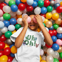 Load image into Gallery viewer, Uh Oh Milo! Mischief Makers White T-Shirt