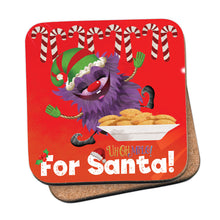 Load image into Gallery viewer, Uh Oh Milo! For Santa Red Coaster

