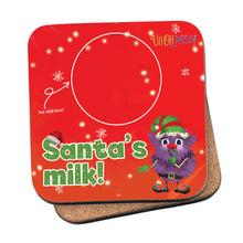 Load image into Gallery viewer, Uh Oh Milo! Santa&#39;s Milk Coaster
