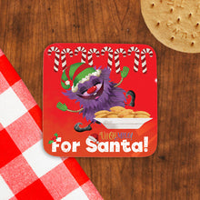 Load image into Gallery viewer, Uh Oh Milo! For Santa Red Coaster
