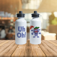 Load image into Gallery viewer, Uh Oh Milo! Beastly Bogels Water bottle
