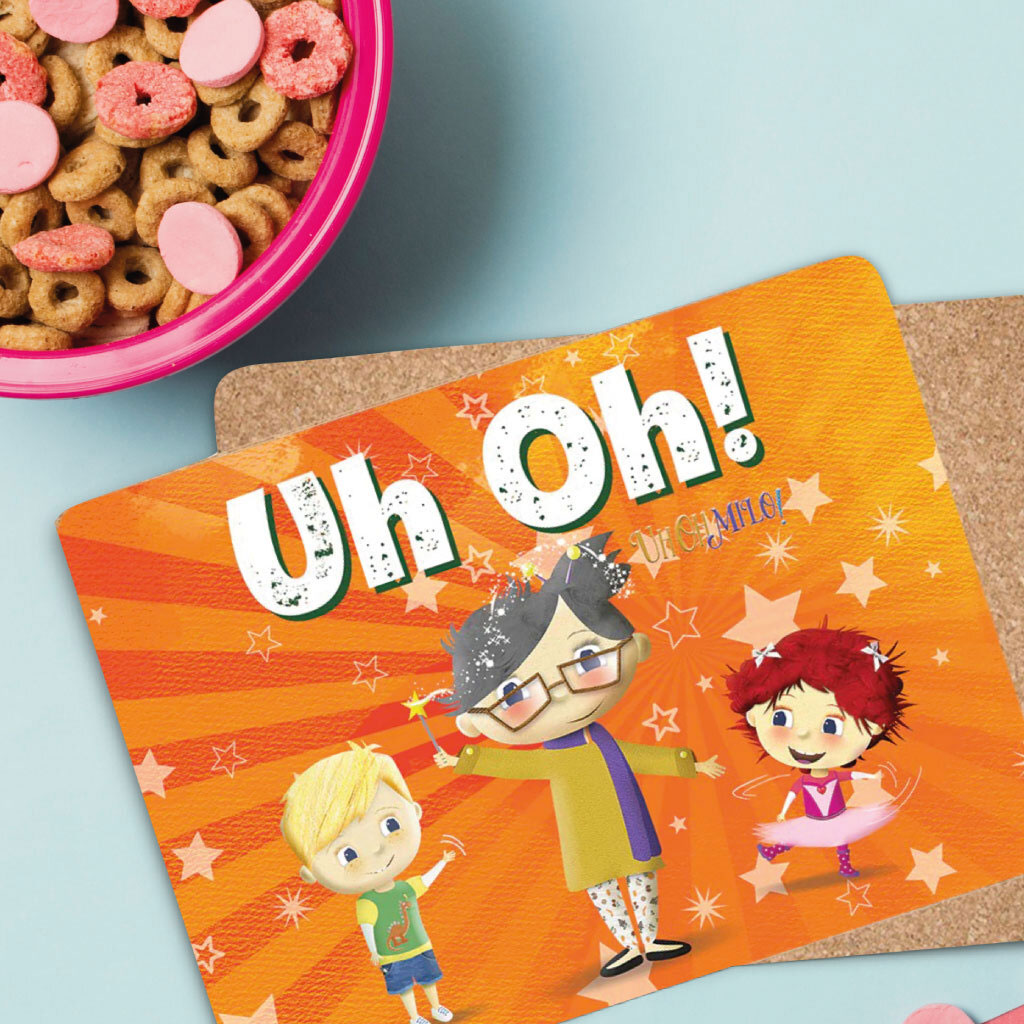 Uh Oh! Granny & The Kids Placemat